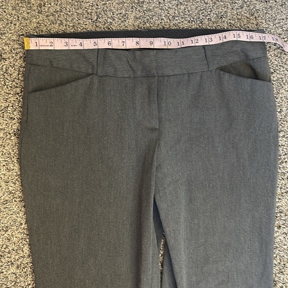 Womens Express grey pants with pockets slacks dress pants - Picture 4 of 17